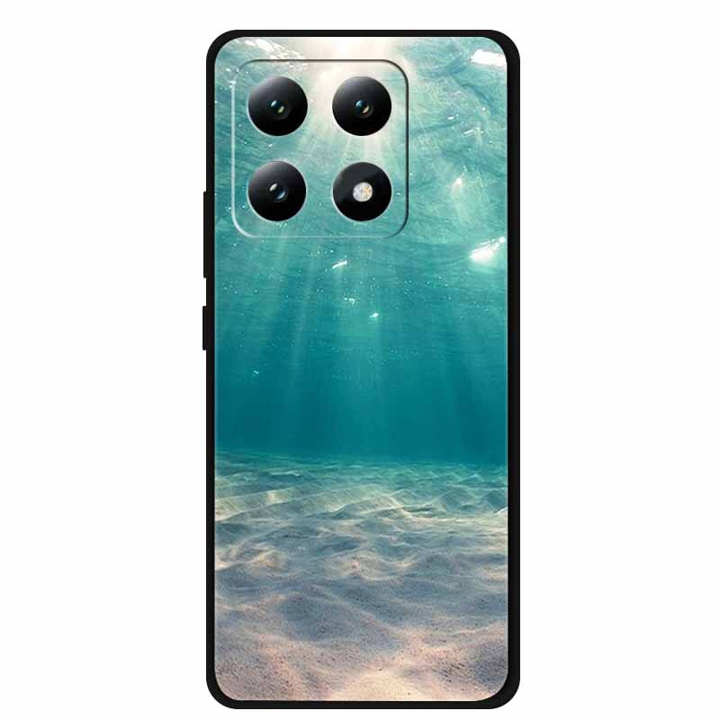 Для Xiaomi 15T 5G Чехол Цветы Мягкий Силикон ТПУ Задняя Крышка Для Xiaomi 15T Pro 5G Capa Boho Цветная Защита от Царапин