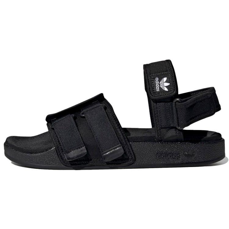 Сандалия Adilette Adidas Originals 'Черный Белый' GZ8409