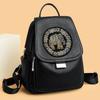 New Chinese Style Elephant Pattern Diamond-inlaid Backpack Niche Design Backpack for Women High-end Light Travel Mommy Bag