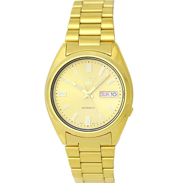 Seiko 5 SS GP Bracelet GD Parallel Import SNXS80K1 Wrist Watch