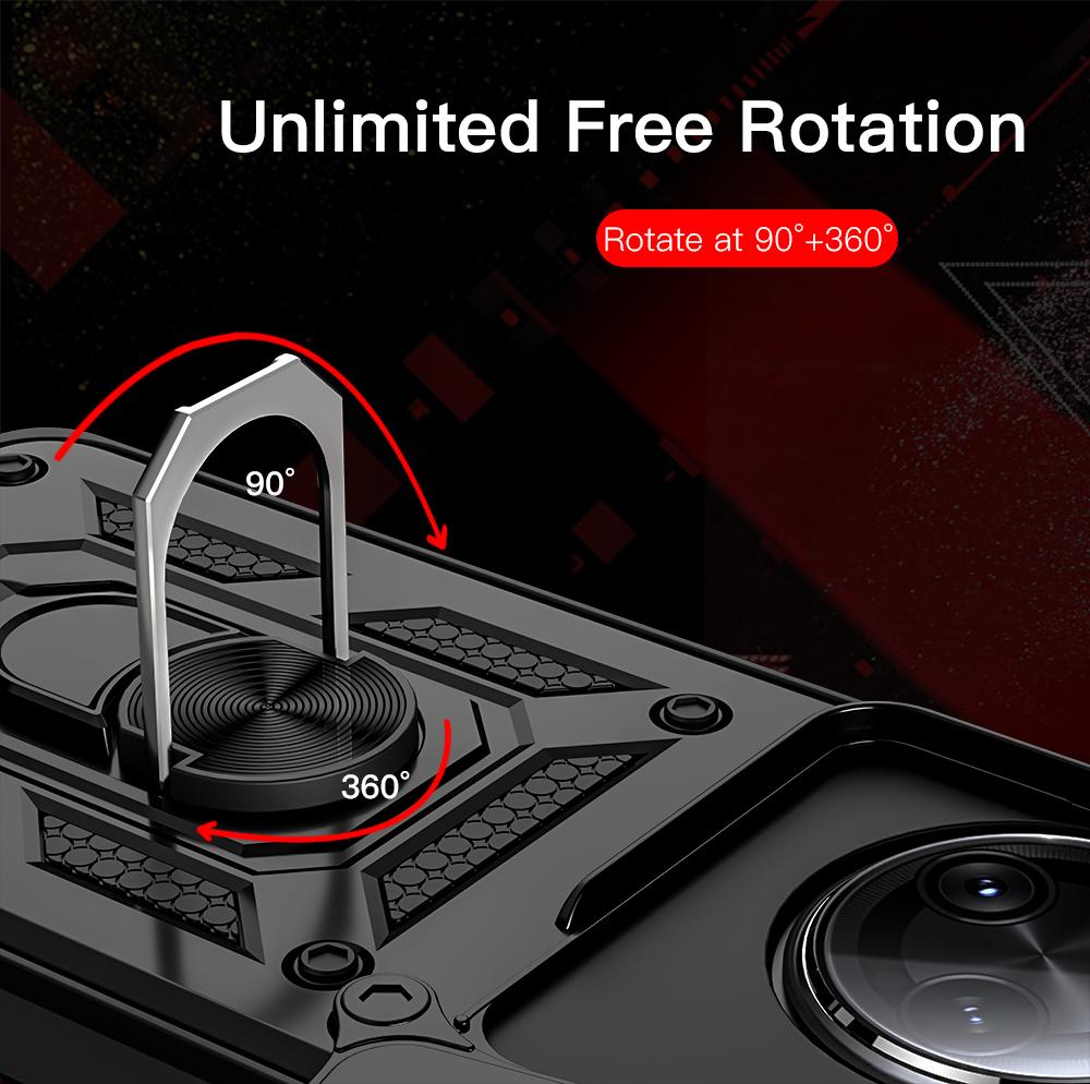 KEYSION Противоударный чехол для POCO F7 Pro Silicone+PC Slide Camera Lens Protection Ring Stand Phone Cover для Xiaomi POCO F7 Pro