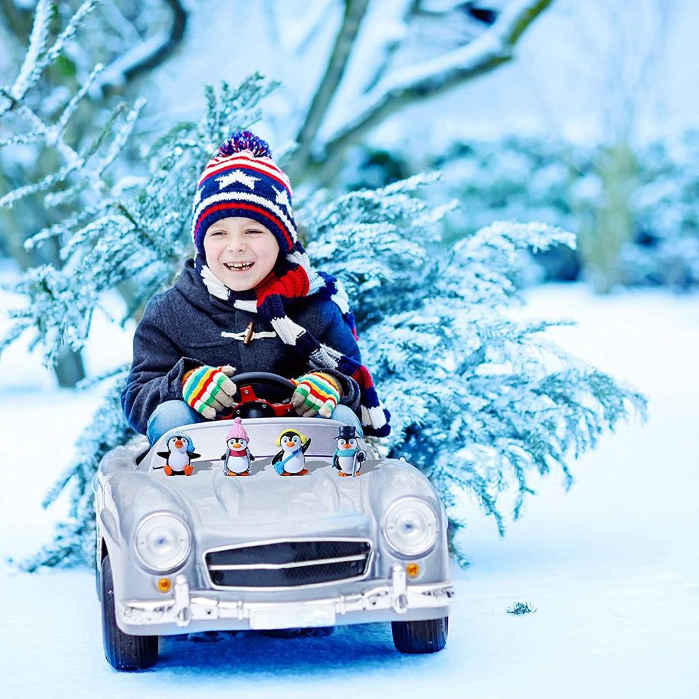 Supplies Cake Decoration Penguin Figures Collection Penguin Cake Topper Penguin Characters Toys