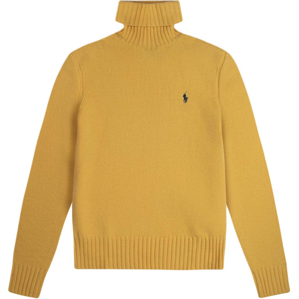 Polo Ralph Lauren Small Pony Logo Embroidered High Neck Knitted Wool Sweater Men Sweater 710777848-002