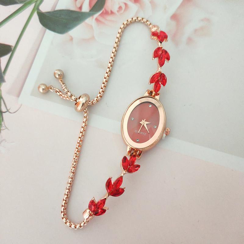 Часы для женщин Reloj Mujer Цепочка-русалка Легкая роскошь Алмазный браслет Женские модные кварцевые часы Montres Femmes