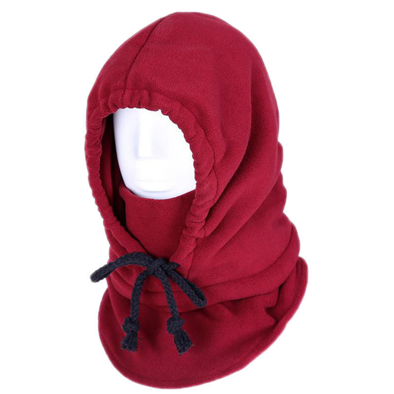 Women Men Scarf Warm Windproof Scarves Thicker Bigger Fleece Collar Hat Autumn Winter Headband
