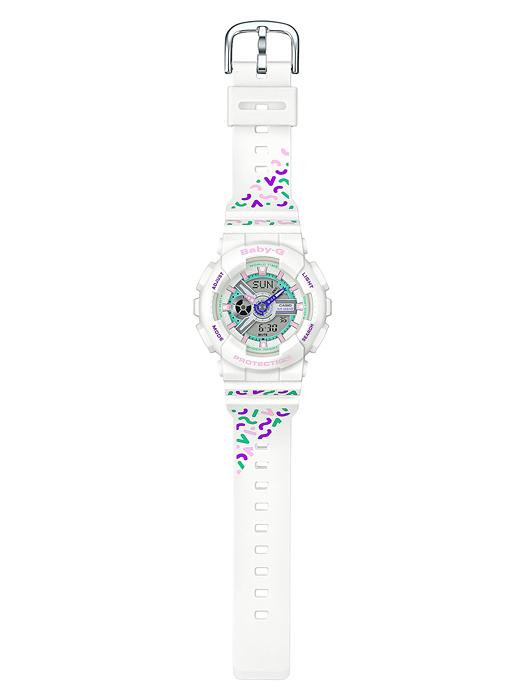 Casio Мужские Аналоговые Кварцевые Часы BA-110TH-7A из Смолы, Водонепроницаемые до 100 м, Ударопрочные