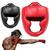 PU Leather Boxing Helmet Sanda Training Karate Head Guard Taekwondo Head Gear  Muay Thai