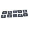 10Pcs Plastic Adhesive Wall Hook Transparent Non Trace Stickers Wall Screws Hanging Nails  Cabinet