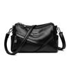 Single-shoulder Crossbody Women's Bag Large-capacity Casual Cowhide Textured Pillow Bag