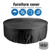 Круглый чехол для стола водонепроницаемый для защиты патио и сада