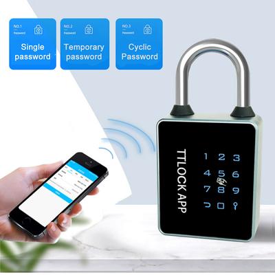 Tuya TTLOCK APP Умный навесной замок с отпечатком пальца Водонепроницаемый Биометрический замок для двери с отпечатком большого пальца Безключевой Замок для безопасности дома Багажа Замок из сплава