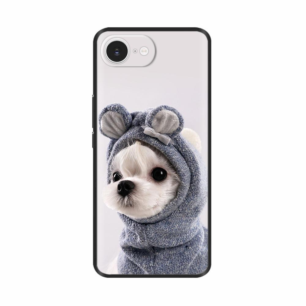 Silicone Phone Case For For iPhone 16E iPhone16E SE 2025 SE4 5G Soft Black Shockproof Shell Protection Back Cover Cases Coque