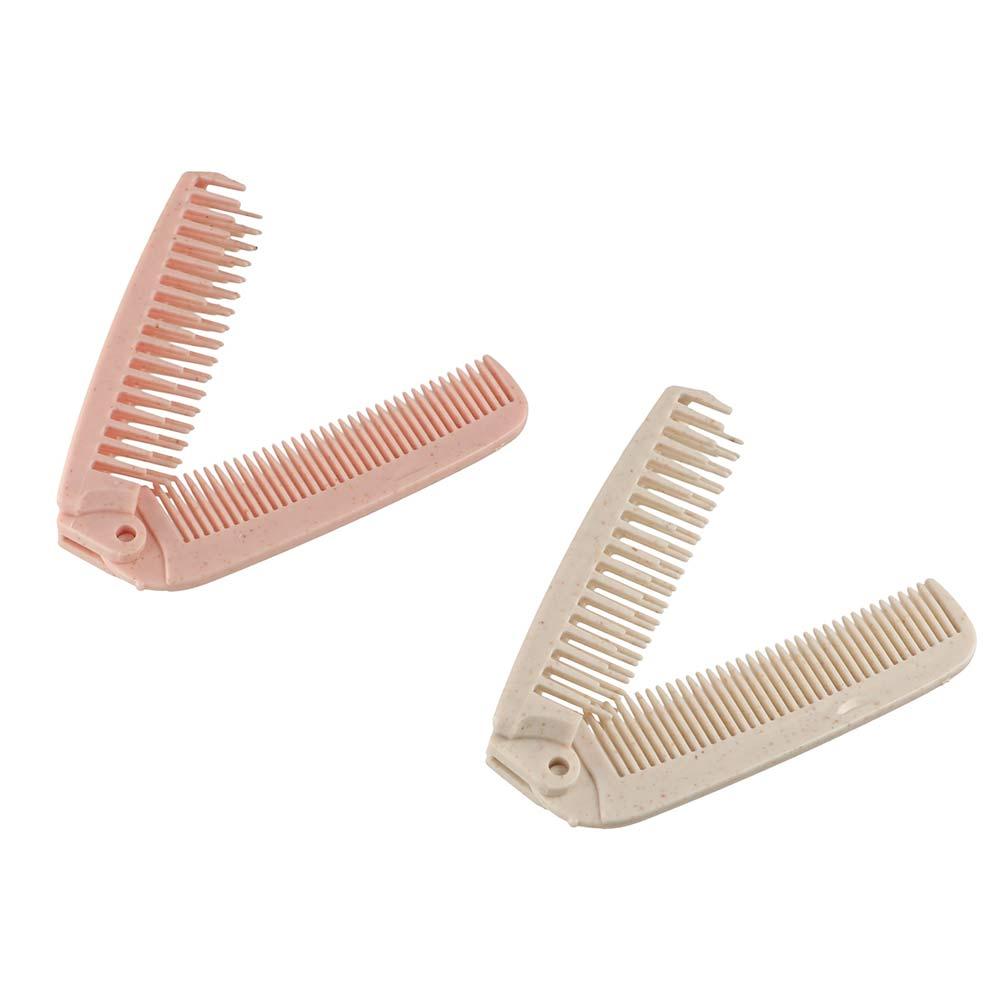 Anti-Static Portable Travel Comb Styling Massage Hair Comb Foldable Hair Comb Women and Children