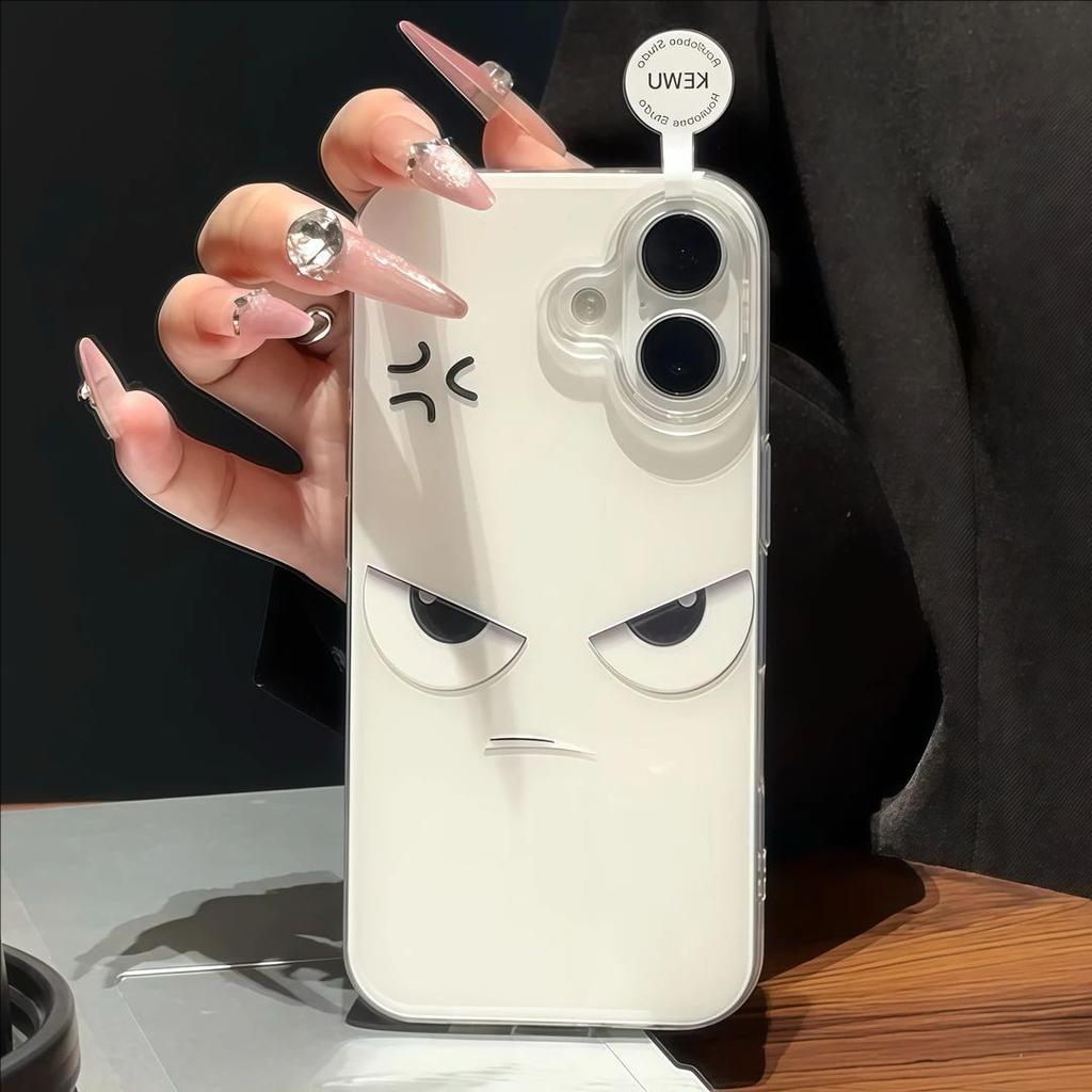 Fierce Expression for Apple 16Plus Mobile Phone Case for IPhone15 New Model 14ROMAX/13/12/11 Transparent