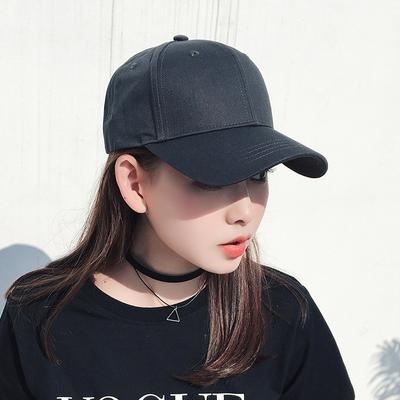 Новый стиль мужской бейсболки однотонный простой четырехсезонный кепка с жестким верхом женская модная и универсальная