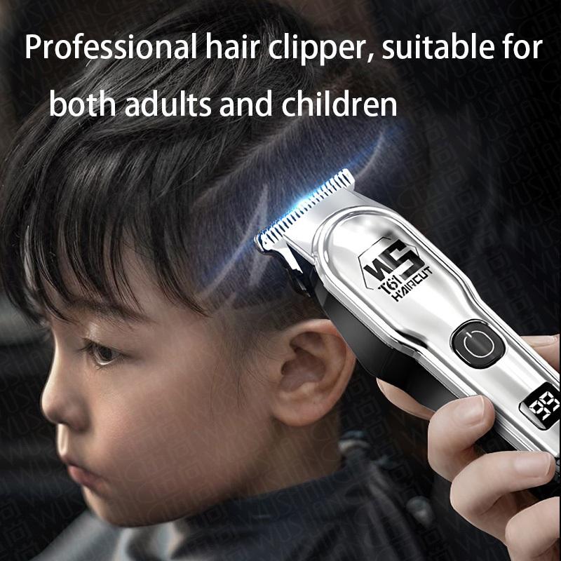 Тихий набор для стрижки волос младенцев - Безопасная машинка, Бесшумная для новорожденных, Скругленные лезвия, Перезаряжаемая, Безболезненная и без страха стрижка дома для детей