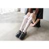 White Bow Calf Socks Stockings Summer Lolita Lolita Socks Women's Medium Tube Socks Jk Jacquard Love Tube Socks