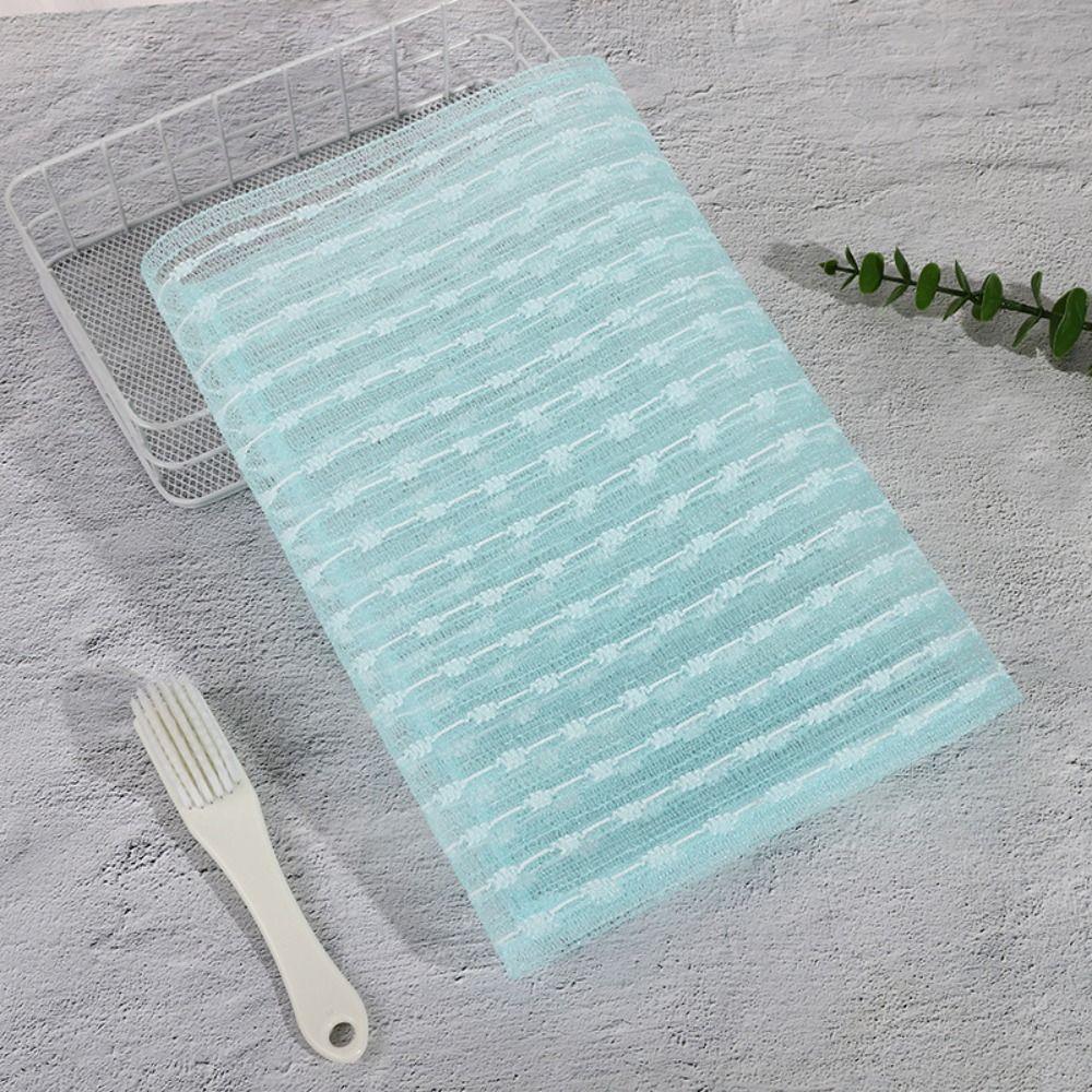 Нейлоновая мочалка для тела, пенящееся полотенце для ванны, полоска для спины, отшелушивающая влажная салфетка для ванны для взрослых