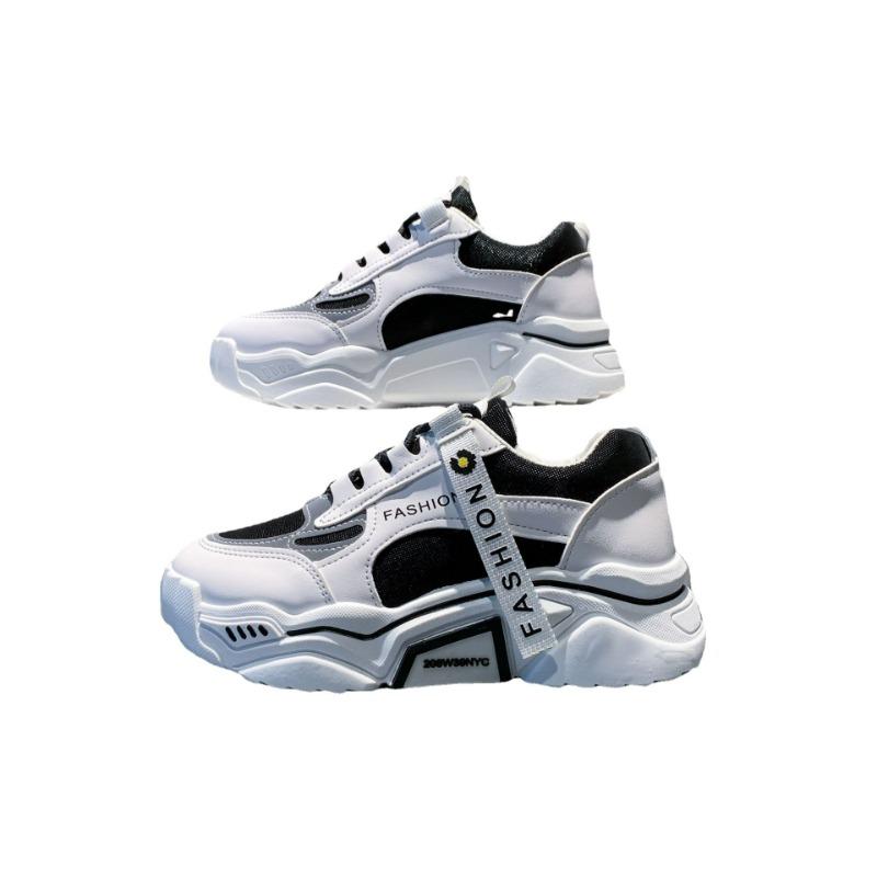 Недорогие женские повседневные туфли, новые летние белые кроссовки, дышащие женские кроссовки на шнуровке, модная дизайнерская обувь на платформе