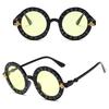 Винтажные популярные детские высококачественные детские горячая распродажа круглые солнцезащитные очки в стиле стимпанк очки Bee Oculos для мальчиков роскошные солнцезащитные очки для девочек уникальные
