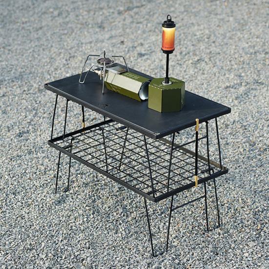 Сетчатый соединительный стержень для стола из прочного алюминиевого сплава с латунными концами, регулируемый, портативный, для кемпинга, складной