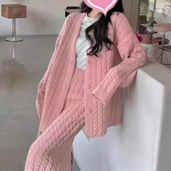 Women's High-Waisted A-Line Wool Skirt with Sweater - Hip-Covering, Slimming, Medium-Length for Autumn/Winter