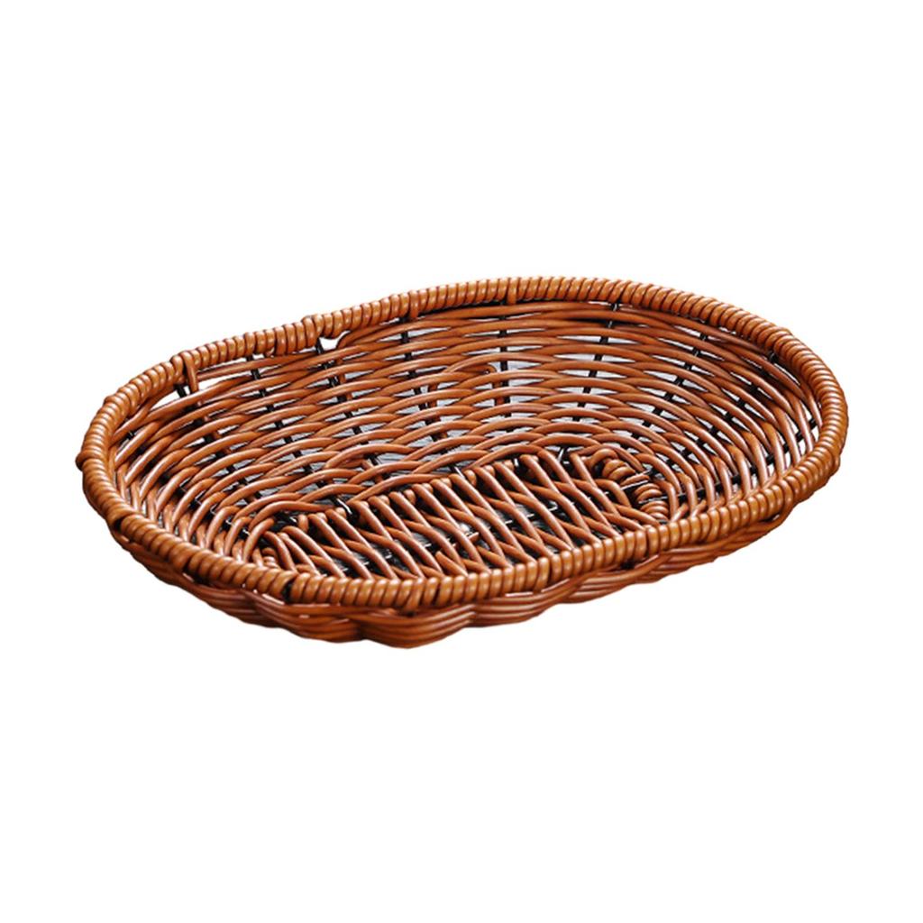 Bread Basket Food Organizer Tray Picnic Breakfast Basket Decorative Basket