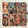 Модный Чехол Для Телефона FridaS-S K-Kahlo Для Samsung Galaxy A73,A72,A71,A70,A53,A52,A51,Других Мягкий Черный Чехол