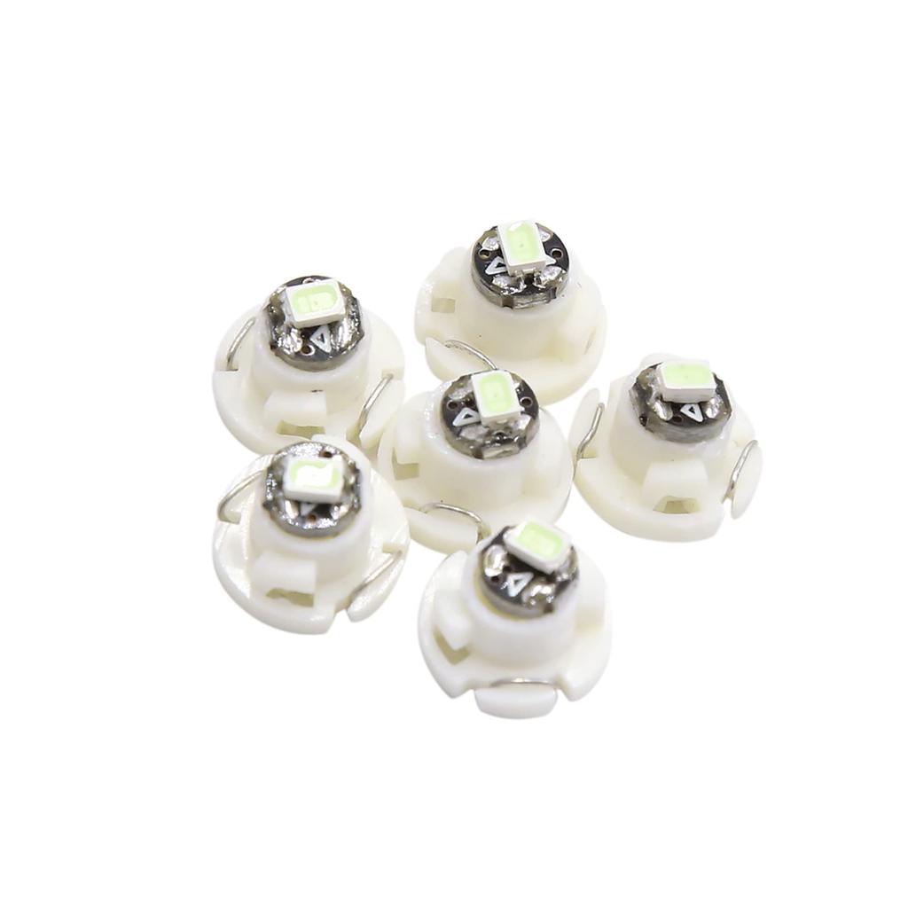 ACROPIX LED Dashboard Panel Light Lamp Bulb Car Interior T4.2 Ice Blue 3020 White 6pcs