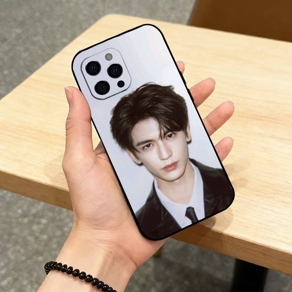 Красивый чехол для телефона Krien Zhang L-Linghe для iPhone 17,16,15,14,13,12,11 Plus,Pro Max,XS,Мягкий силиконовый черный чехол