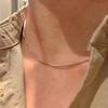 Высококачественное тонкое ожерелье из змеиной кости для женщин и девочек, нежное изящное ожерелье, простая цепочка на ключицу, ювелирные изделия для вечеринок, аксессуары
