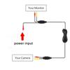 AV RCA видеокабель для камеры заднего вида и монитора DC автомобильный прикуриватель видеоудлинитель 2 в 1 RCA видеокабель питания