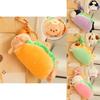Adorable Plush Hot Dog Keychain Cute Dog Plush Pendant Bag Charm For Kids