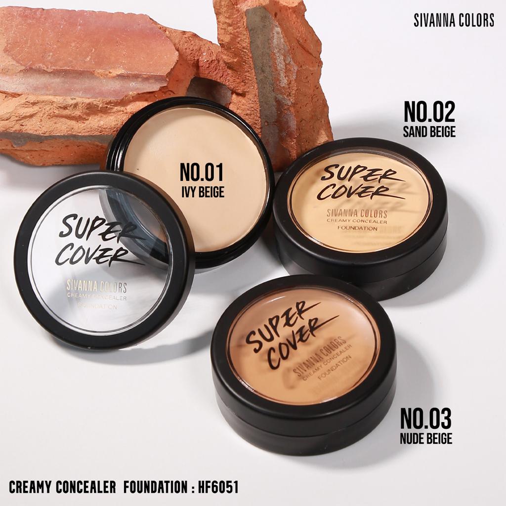 Sivanna Colors Кремовая консилерная основа UV25 №01 - 03 14 г. HF6051 - Тайская косметика для макияжа