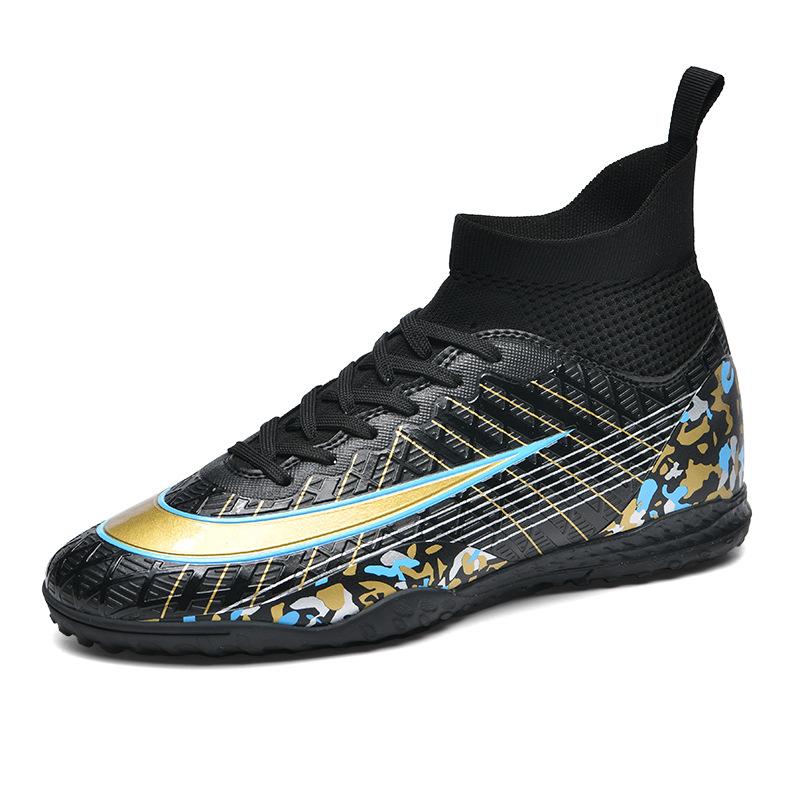 Футбольные бутсы мужские с низким верхом, бесшовные, с плетеным ворсом, для молодежи, с шипами, искусственные тренировочные бутсы