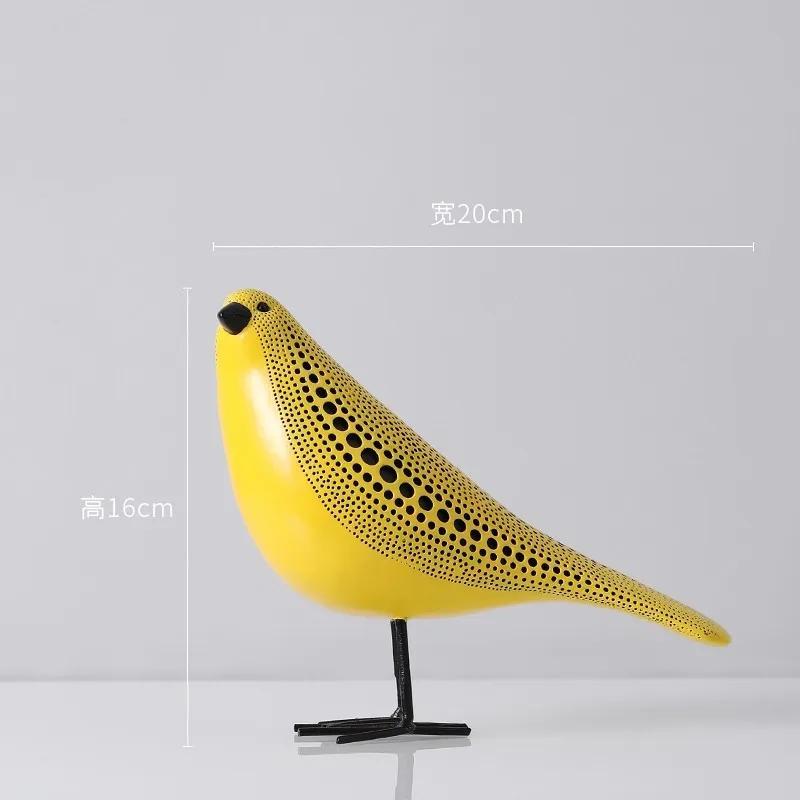 Точечная скульптура тыквы для украшения стола, желтые фигурки, аксессуары для украшения дома