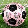 Custom Name KPop Demon Hunters Theme Size 5 Soccer Ball, Suitable for Both Indoor and Outdoor Matches, a Gift Suitable for Everyone.