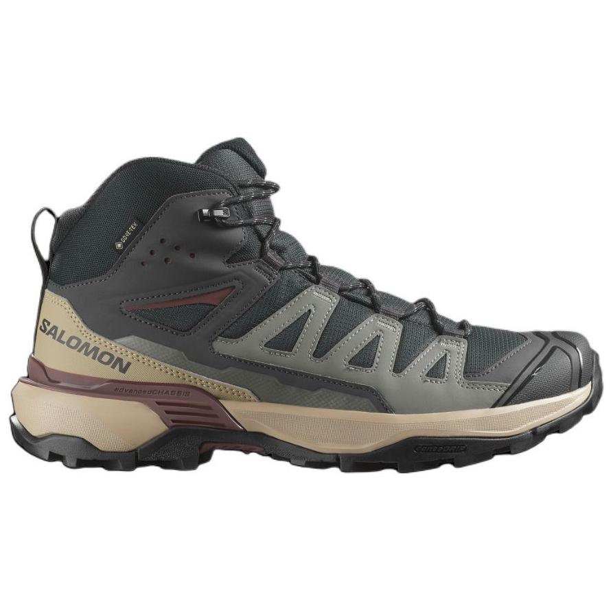 SALOMON X ULTRA 360 Средние Альпинистские Ботинки Мужские Оливково-Зеленые