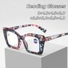 New Large-Frame Presbyopia Glasses With Spring-Loaded Feet Anti-Blue Light Hd Glasses Reading Glasses For Men And Women
