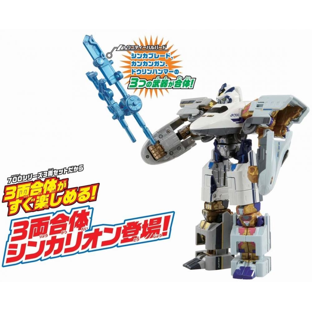 Plarail Shinkansen деформационный робот Shinkalion DXS10 Shinkalion Trinity комбинированный набор из 3-х вагонов