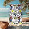 Ultra-Soft Beach Towel with Mario Theme,Ideal for Pool - Camping, Diving - Perfect Travel Essential, Vibrant Beach Towel.