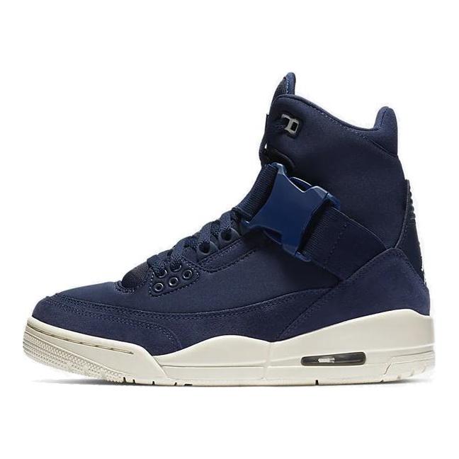 Jordan 3 Ретро Исследователь Xx Полуночный Синий Светло-Кремовый Женский BQ0006-401