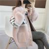 "2024 Hot-Selling Women's Mink Velvet Knitted Cardigan Sweater - Spring/Autumn Medium-Length"