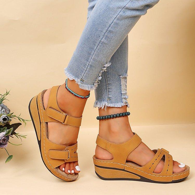 Fashion Sandals Women Shoes 2024 Summer Open Toe Shoes Woman Comfortable Sandals Ladies Lightweight Wedge Sandals Sexy Zapatos De Mujer