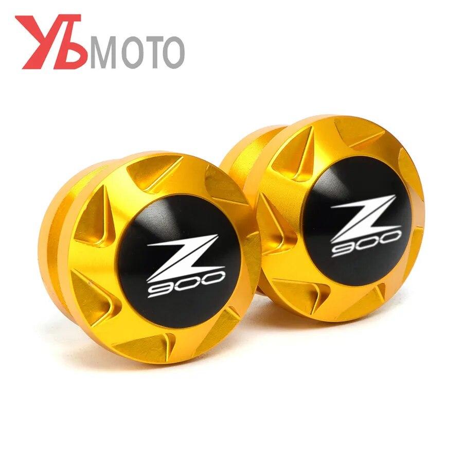 Новый дизайн подставки винты для Kawasaki Z900 Z 900 2017 2018 аксессуары для мотоциклов рамка маятник катушки слайдер