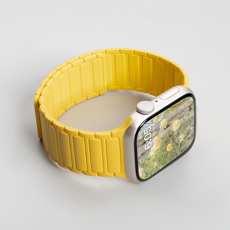 Силиконовый ремешок Jingyi для Apple Watch S7/S8/S9/S11 и iWatch10 с магнитной застежкой