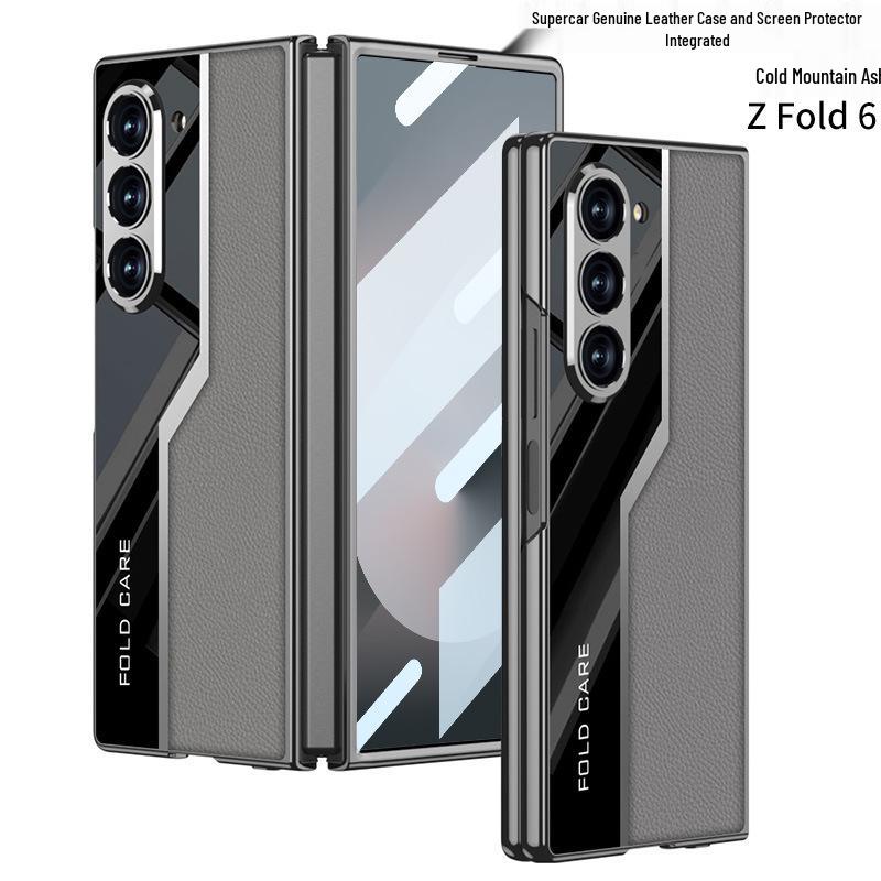 Защитный чехол из гальванизированной кожи для Samsung Galaxy Z Fold6