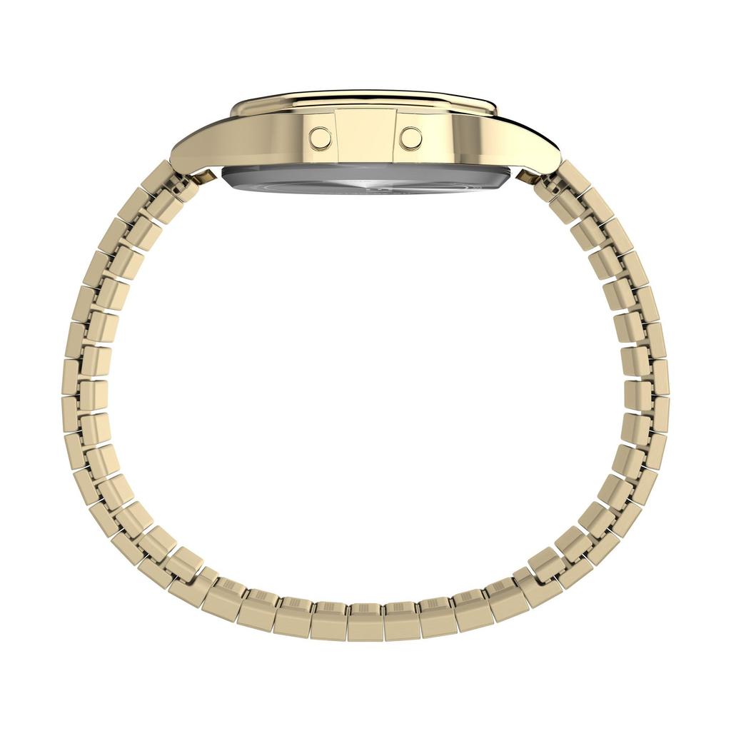 Часы Timex Uni T80 34 мм - Золотистый удлиненный ремешок, цифровой циферблат, Золотистый корпус, Золото