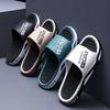 Summer Men Slippers Fashion Trendy Flip Flops Bathroom Slippers Outdoor Non-Slip Sporty Style Open Toe Beach Slippers