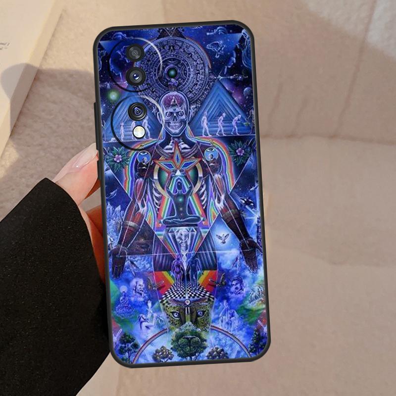 Чехол-обложка Spiritual Trippy Psychedelic для Honor Magic 7 6 5 Lite V5, для Honor 400 Pro 200 50 70 90 X8a X8b X9a X9b X9c